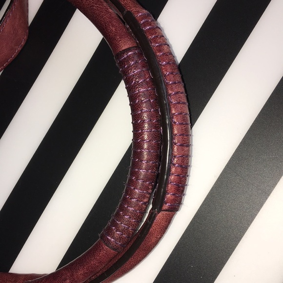 Vintage Juicy Couture purple leather purse. - Picture 7 of 16